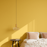 4murs peinture jaune moutarde dans la chambre