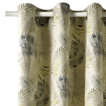 Rideau motif jungle vert clair