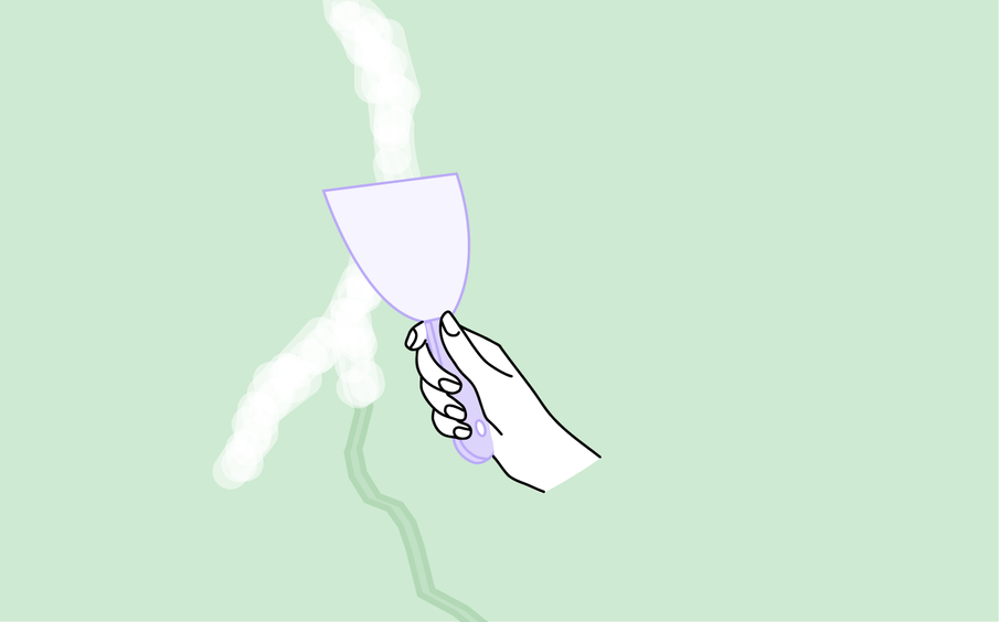 dessin d'une main appliquant de l'enduit de rebouchage sur un mur fissuré avec une spatule