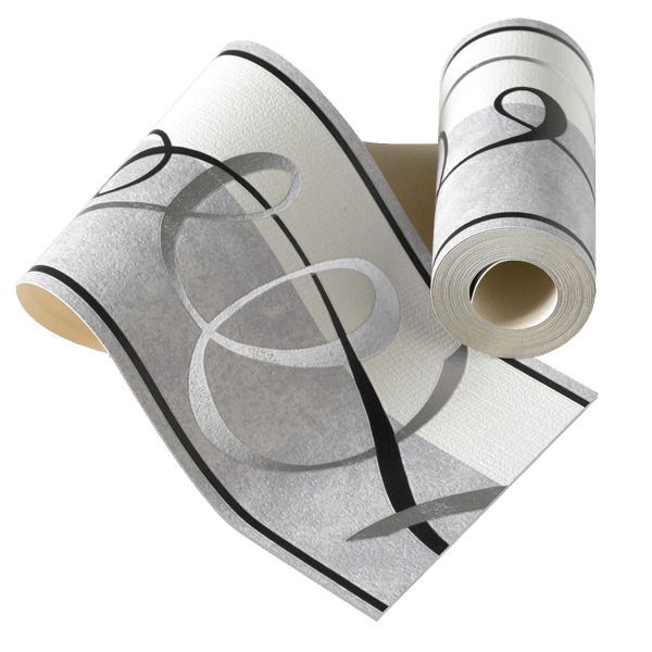 Frise vinyle RUBAN coloris gris perle