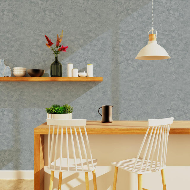 Papier peint intissé RAVENNE coloris gris béton