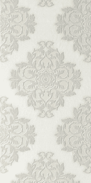 Papier peint intissé Rosace Blanc