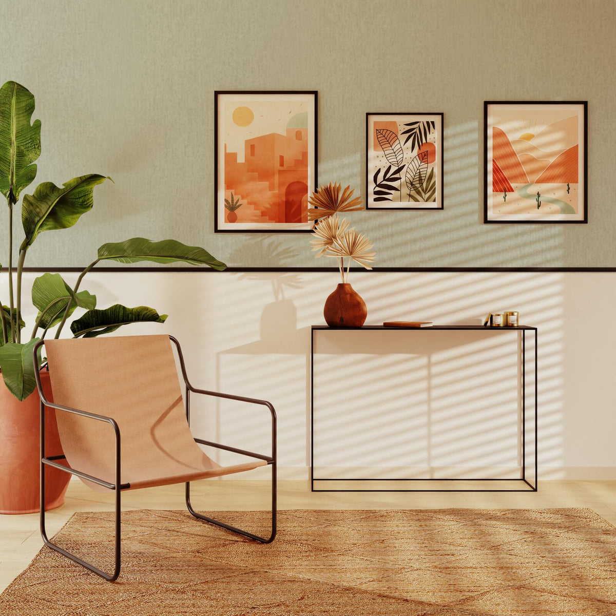 Papier peint intissé Calico Sable beige Lisse