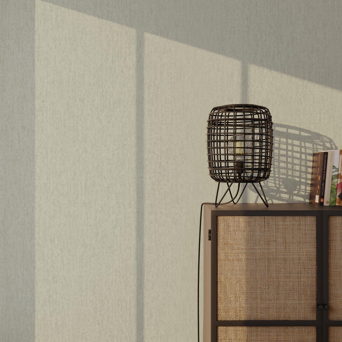 Papier peint intissé Calico Sable beige Lisse