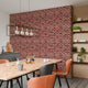 Papier peint Briques Terracotta