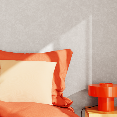 Papier peint vinyle Sydney Blanc Taloché/enduit