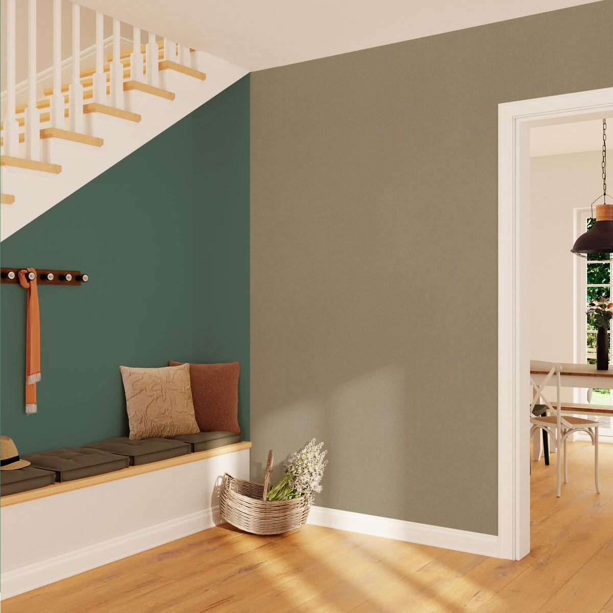 Papier peint vinyle Podium Lin Trame