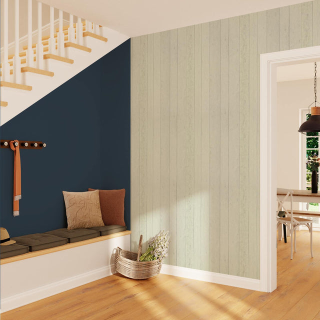 Papier peint intissé COLOURWOOD coloris ivoire