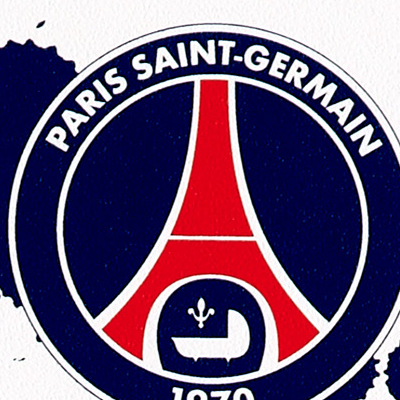 Papier peint Psg Blanc