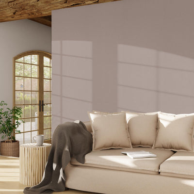 Papier peint intissé Palazzo Taupe Satiné