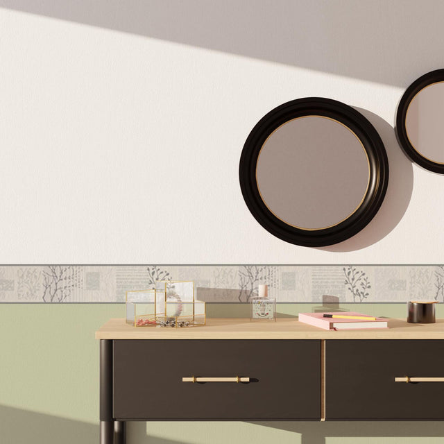 Frise vinyle PURETÉ coloris blanc
