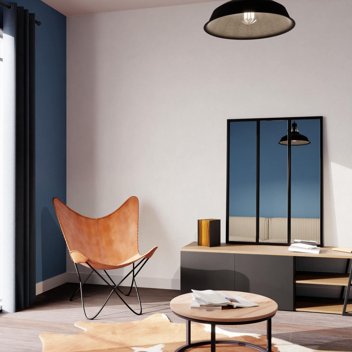 4MURS Papier peint intissé Classic line Blanc Lisse