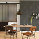 4MURS Papier peint intissé Classic line Gris moyen Lisse