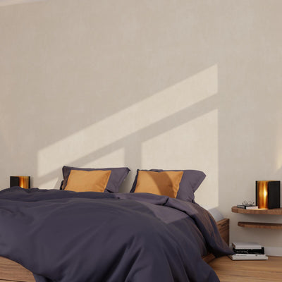 4MURS Papier peint intissé Classic line Crème Lisse