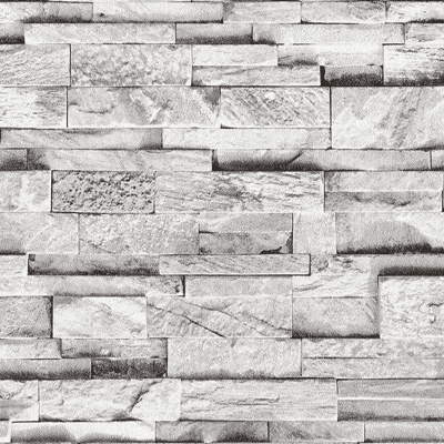 Papier peint intissé Parement Gris clair