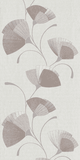Papier peint intissé Flower eventail Blanc