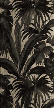 VERSACE Papier peint intissé Versace giungla Noir