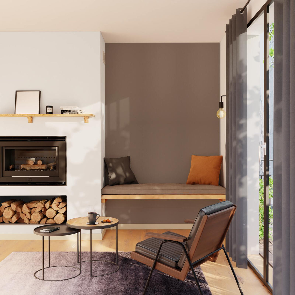 Papier peint intissé New infinity Praline Lisse