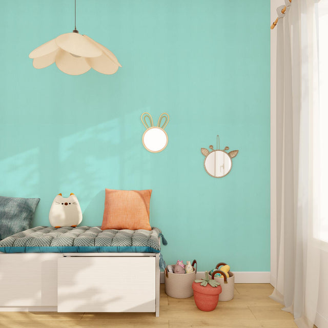 Papier peint intissé NEW INFINITY coloris menthe glacée