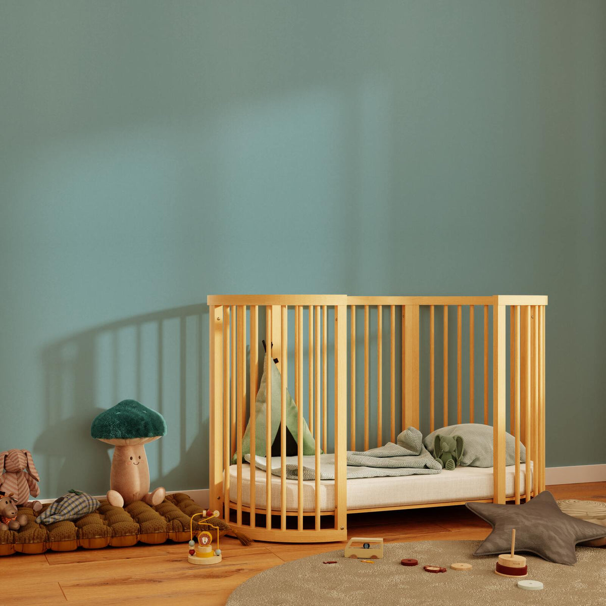 Papier peint intissé New infinity Bleu acier Lisse