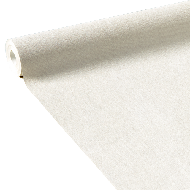 Papier peint intissé TWEED coloris blanc