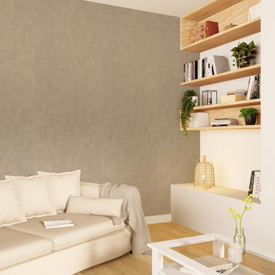 Papier peint intissé Sublime Taupe Pailleté