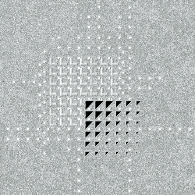 Papier peint intissé MAGIC LIGHT coloris gris moyen