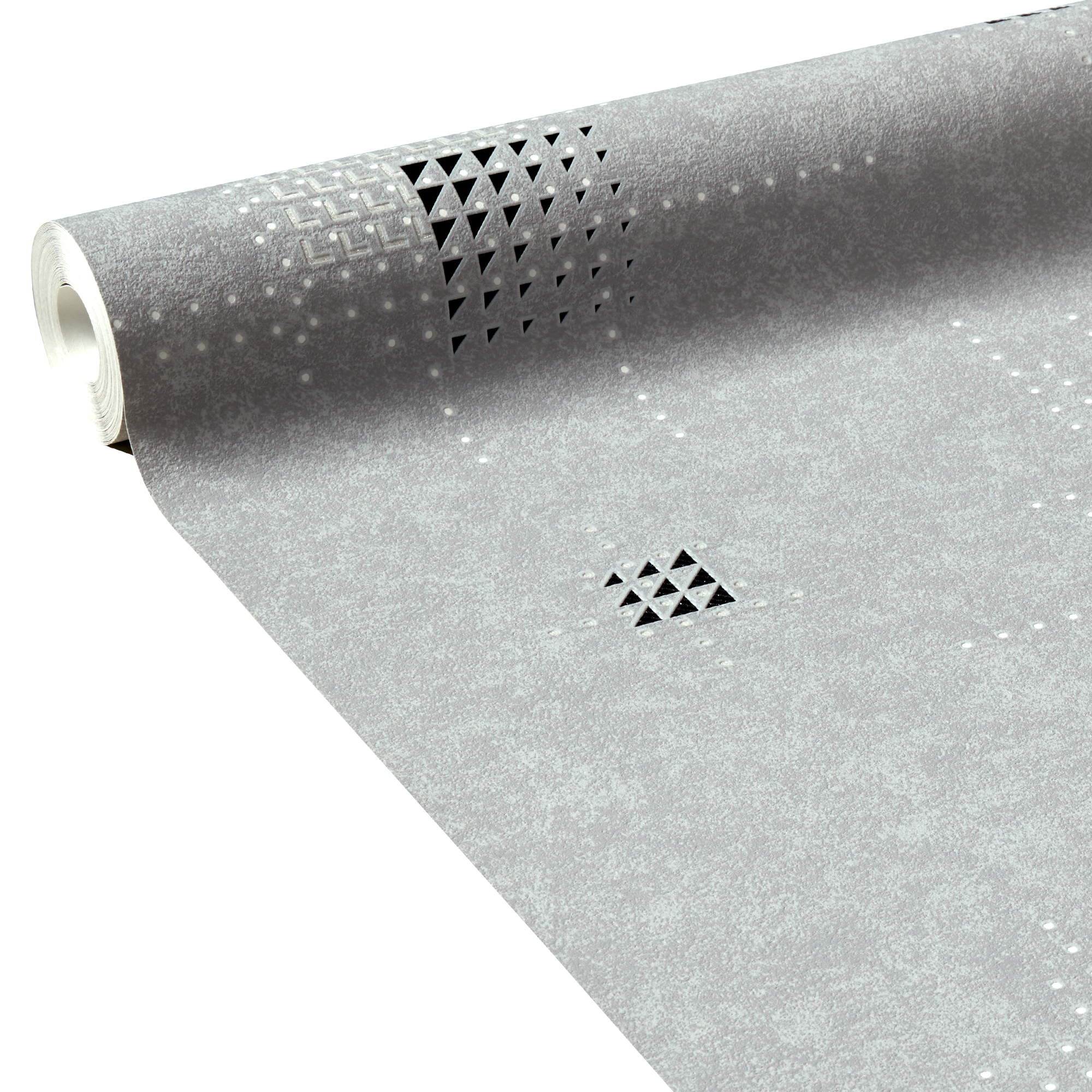 Papier peint intissé MAGIC LIGHT coloris gris moyen