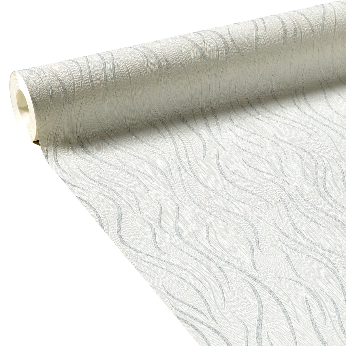 Papier peint intissé Juliana Blanc