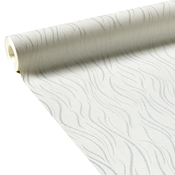 Papier peint intissé Juliana Blanc