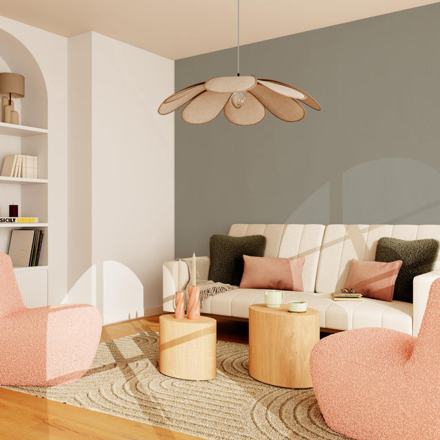 Papier peint intissé OPAL coloris taupe