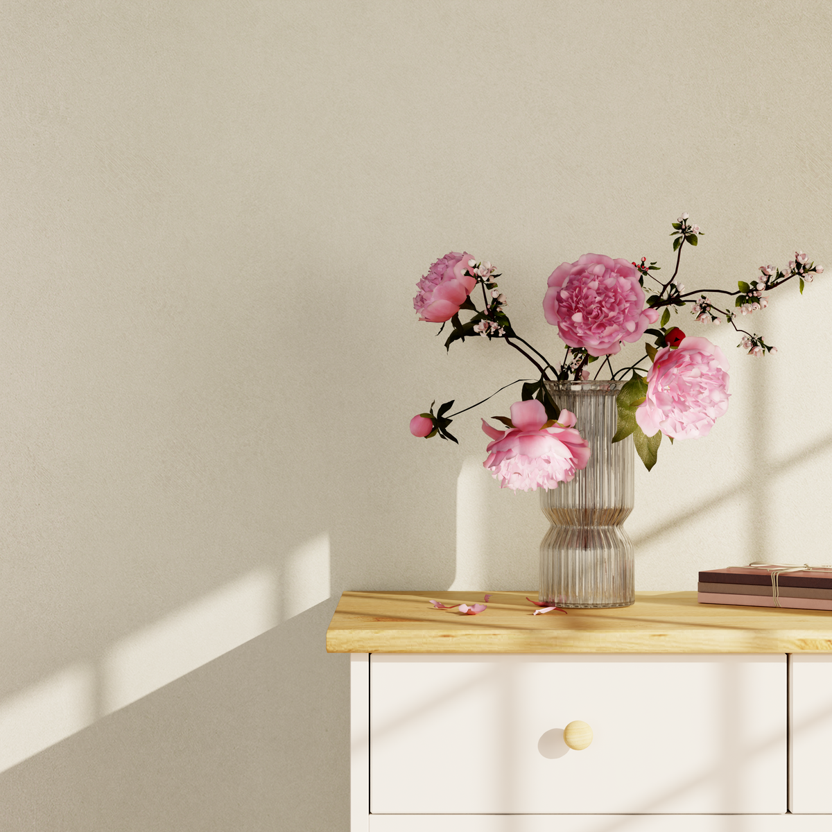 4MURS Papier peint intissé Classic line Blanc
