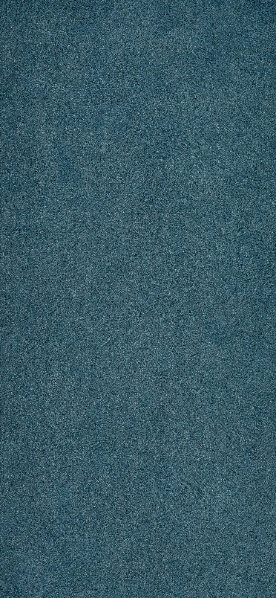 4MURS Papier peint intissé Classic line Bleu gazoline Lisse