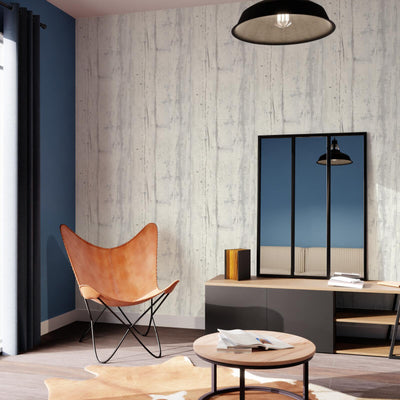 Papier peint intissé Scandinavia Blanc