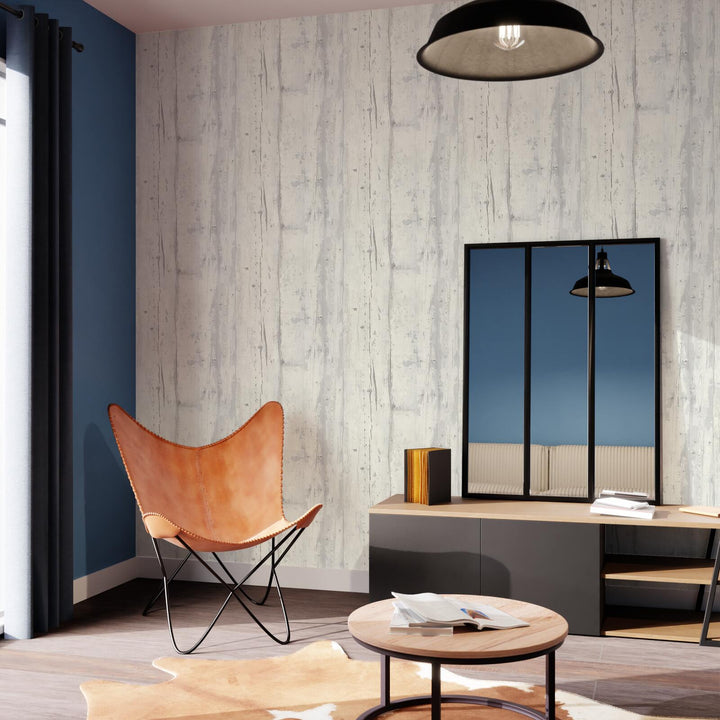 Papier peint intissé Scandinavia Blanc