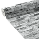 Papier peint Roc Gris moyen