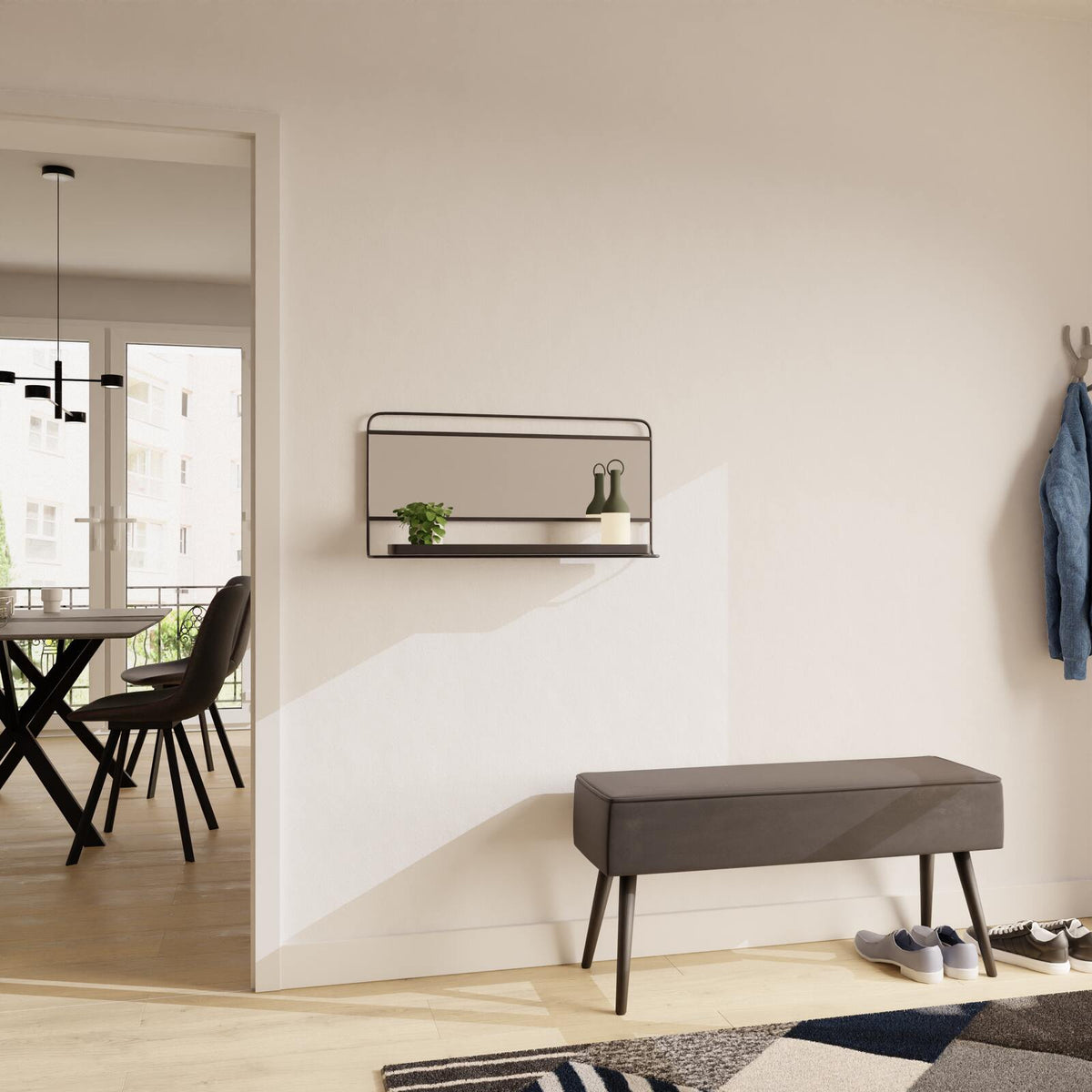 Papier peint intissé Opal Blanc Lisse