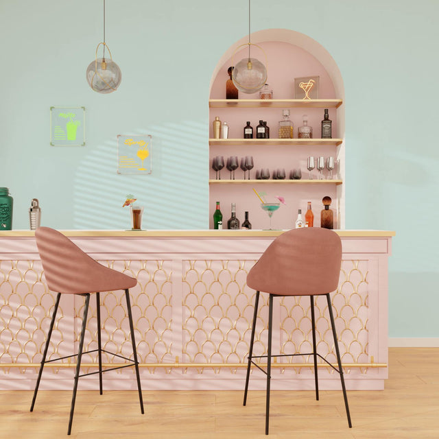 4MURS Papier peint intissé OPAL coloris bleu aqua