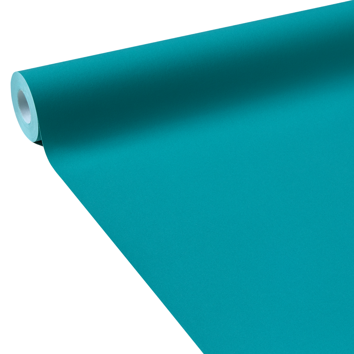 Papier peint intissé Opal Bleu lagon Lisse