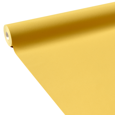 Papier peint intissé Opal Jaune moutarde Lisse