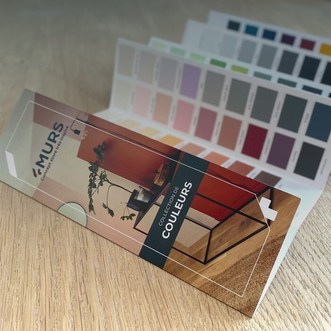 Dépliant nuancier de peintures 4MURS