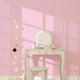 Papier peint Panama Rose barbapapa Lisse