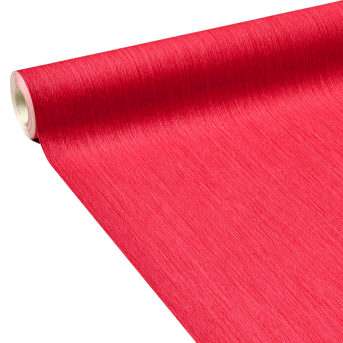 Papier peint Panama Rouge coquelicot Lisse