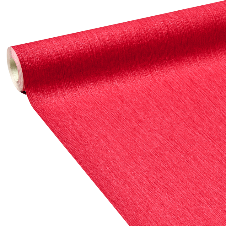 Papier peint Panama Rouge coquelicot Lisse