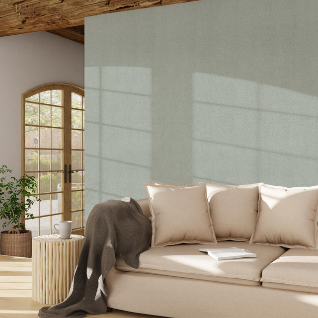 Papier peint intissé FLORENTINE coloris vert de gris