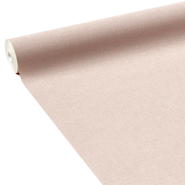 Papier peint intissé FLORENTINE coloris rose poudré