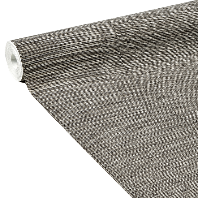Papier peint intissé CURAÇAO coloris chocolat noir