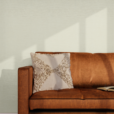 Papier peint intissé Curaçao Sable beige Paille orientale