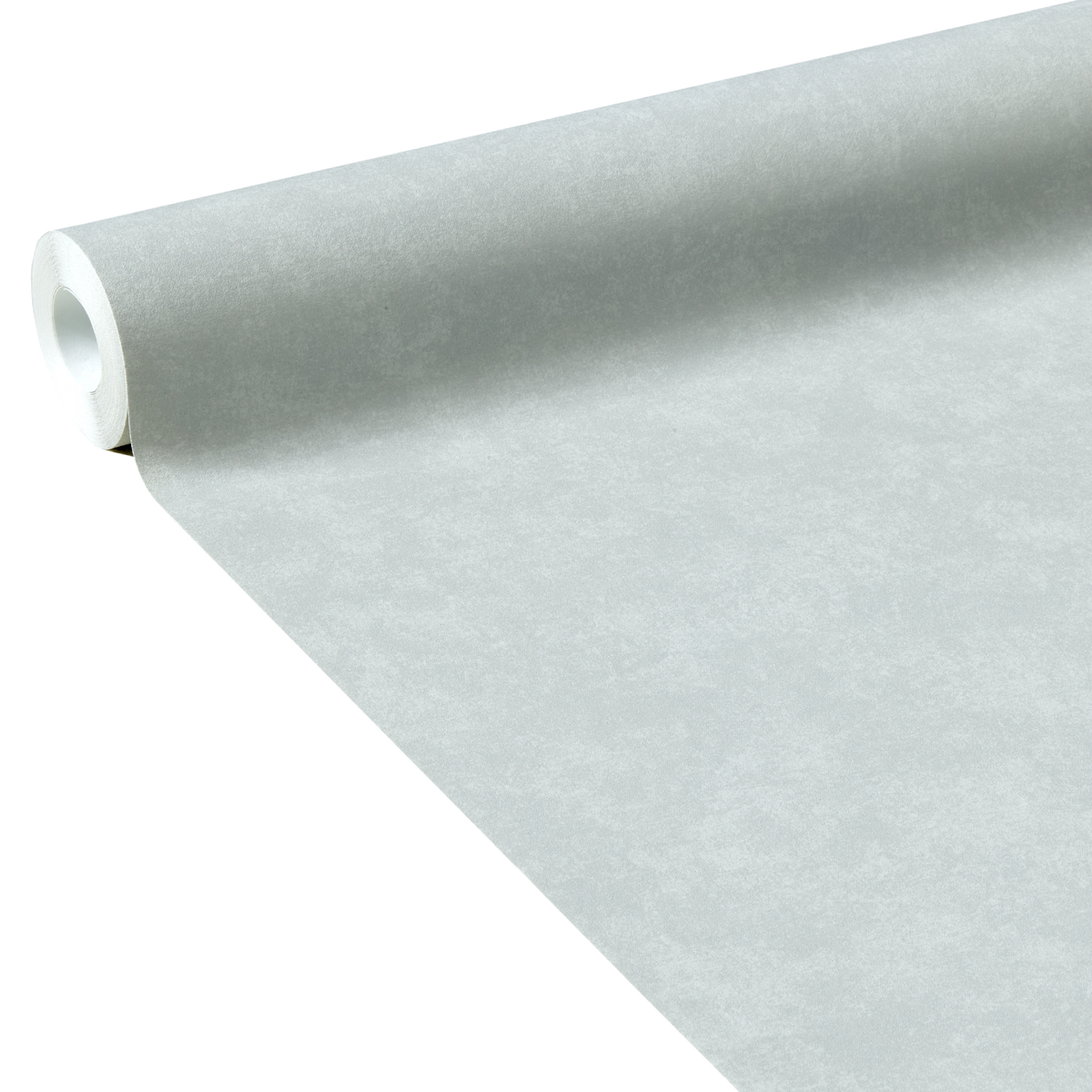 Papier peint intissé Essentielle Gris perle Lisse 