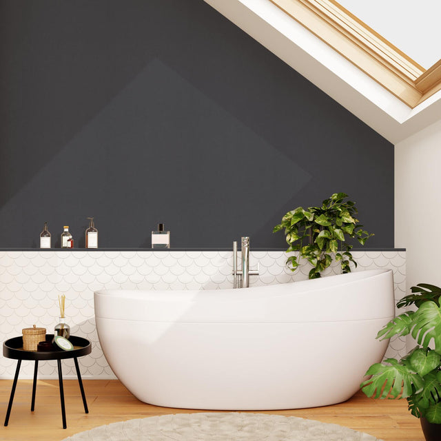 Papier peint intissé PALAZZO coloris gris souris